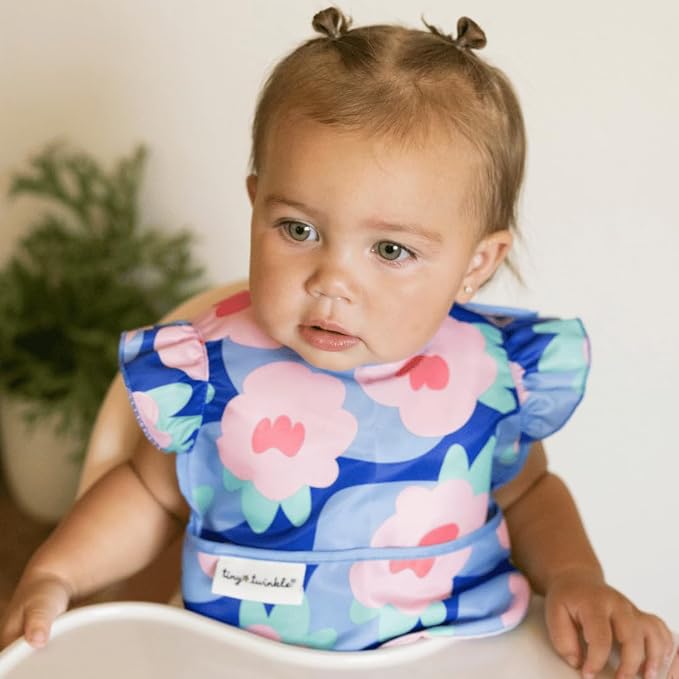 Tiny Twinkle Mess Proof Baby Bibs - Image 2