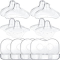 Nuanchu 8 Pcs Nipple Shields for Nursing Newborn Breastfeeding 20 mm 15 mm by Nuanchu