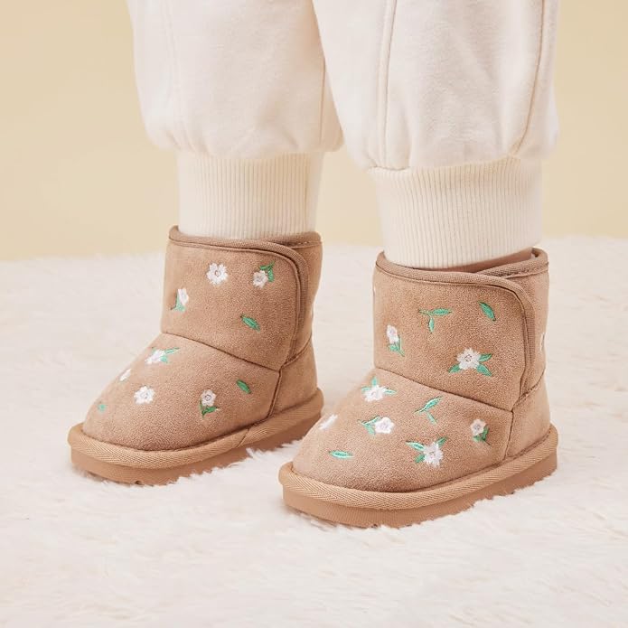BMCiTYBM Girls Boys Snow Boots Warm Winter Fur Lined Baby Shoes - Image 2