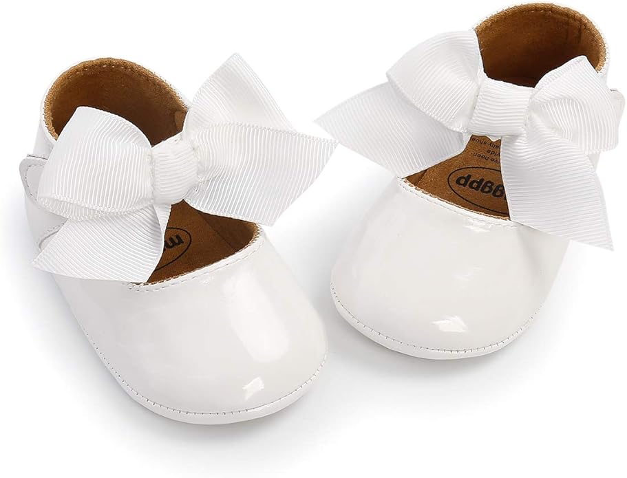 COSANKIM Baby Girls Mary Jane Flats Shoes Anti-Slip Rubber Sole Infant Toddler - Image 3
