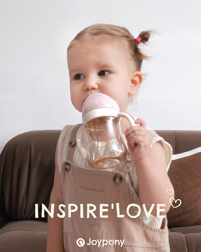 Sippy Cups for Toddlers 1-3, Spill Proof Weighted Straw Cup - Image 7