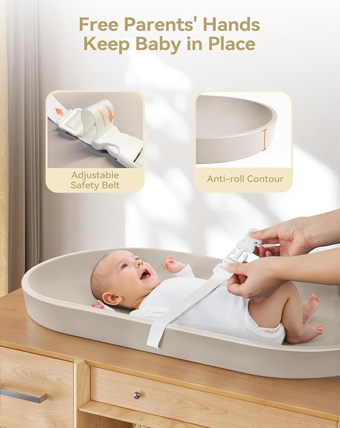 COMOMY Baby Changing Pad for Dresser - Image 2