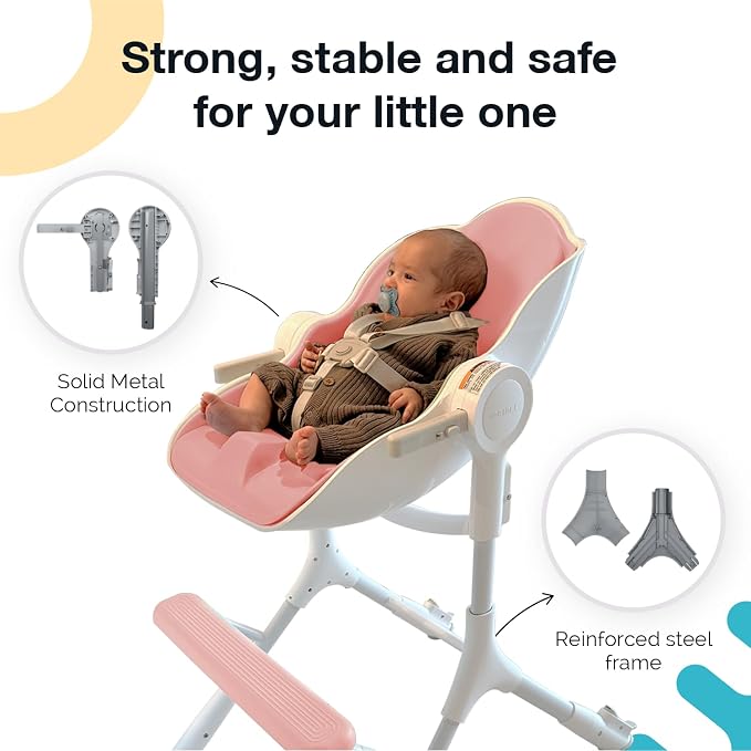 ORIBEL Cocoon Z High Chair & Baby Lounger | Perfect High Chair - Image 6