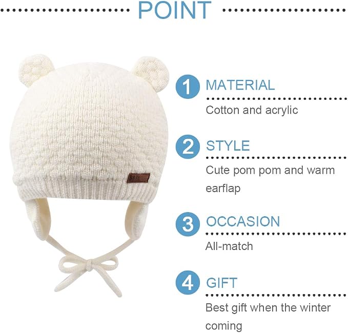 BAVST Baby Beanie Hat for Winter - Image 3