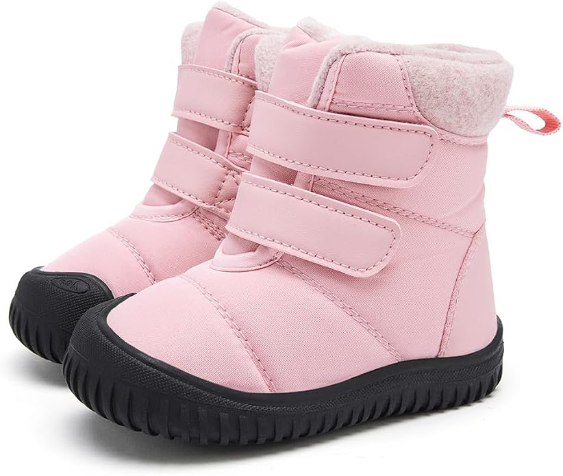 BMCiTYBM Toddler Baby Winter Snow Boots Boy Girl Faux Fur Warm Non Slip First - Image 3