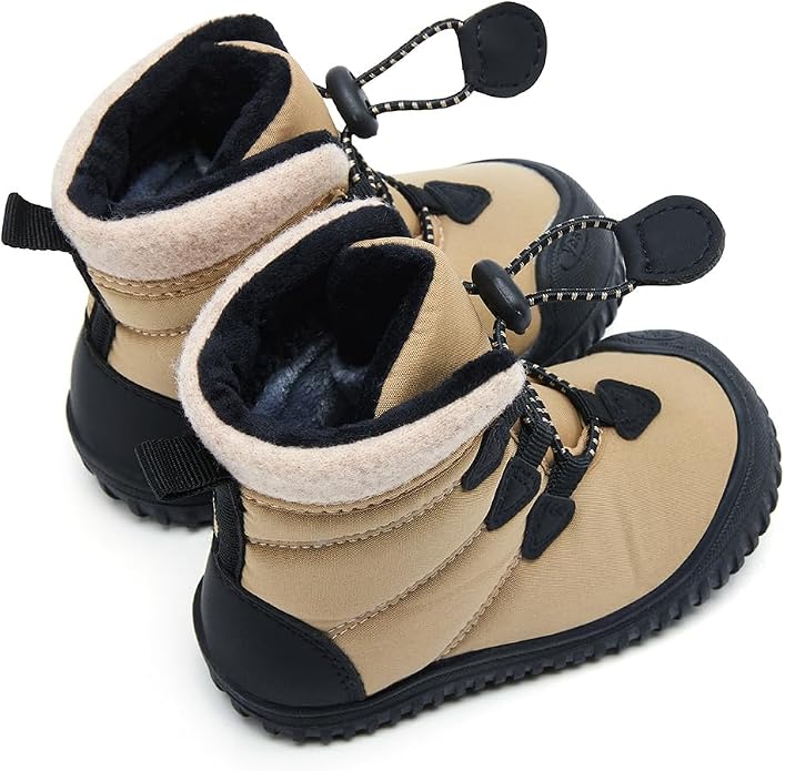 BMCiTYBM Toddler Baby Winter Snow Boots Boy Girl Faux Fur Warm Non Slip First - Image 5