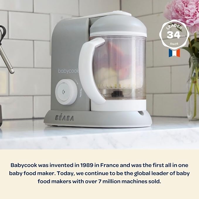 BEABA Babycook Solo 4 in 1 Baby Food Maker, Puree Steamer and Blender - Image 3