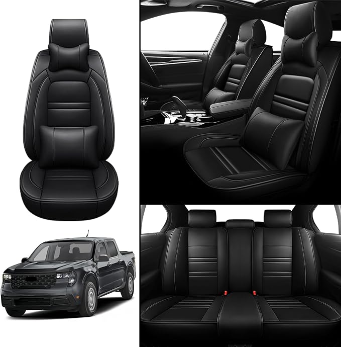 Car Seat Covers for Ford Maverick 2022-2025 | 5-Seats Seat Covers, Waterproof - Image 2