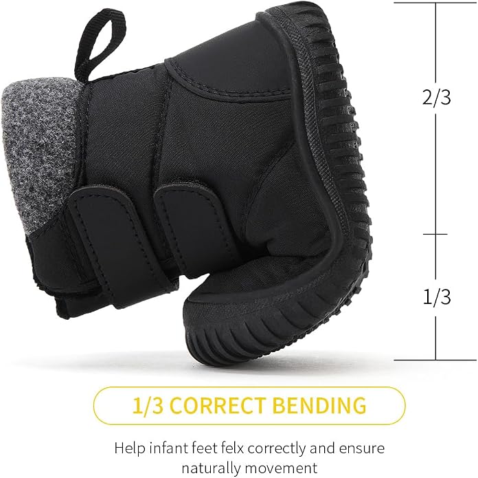 BMCiTYBM Toddler Baby Winter Snow Boots Boy Girl Faux Fur Warm Non Slip First - Image 4