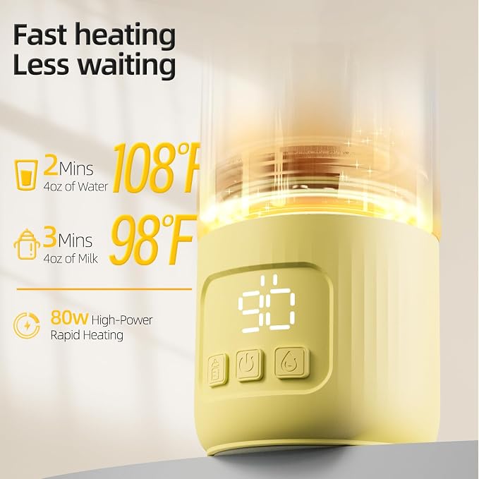 Ellie Portable Bottle Warmer for Travel, w/Reliable Warming, Extended Battery - Image 2