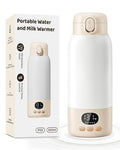 Portable Bottle Warmer for Travel, Milk Warmer for Breast Milk Formula & Water by Lxlu