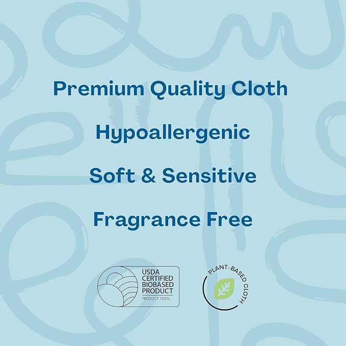Hello Bello Extra Gentle Unscented Baby Wipes, Plant Based, Made - Image 6