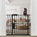 WAOWAO Baby Gate 33.86-38.58" Extra Wide Pressure Mounted Walk Through Swing by WAOWAOBABYSAFETYPRODUCTS