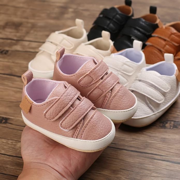 Clowora Baby Boys Girls Shoes Non-Slip Rubber Sole Sneakers Infant First - Image 3