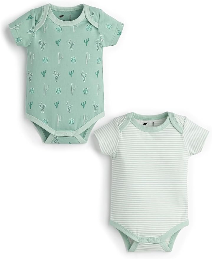 MONICA + ANDY Baby Organic Short Sleeve Jack + Jill Bodysuit by monicaandy