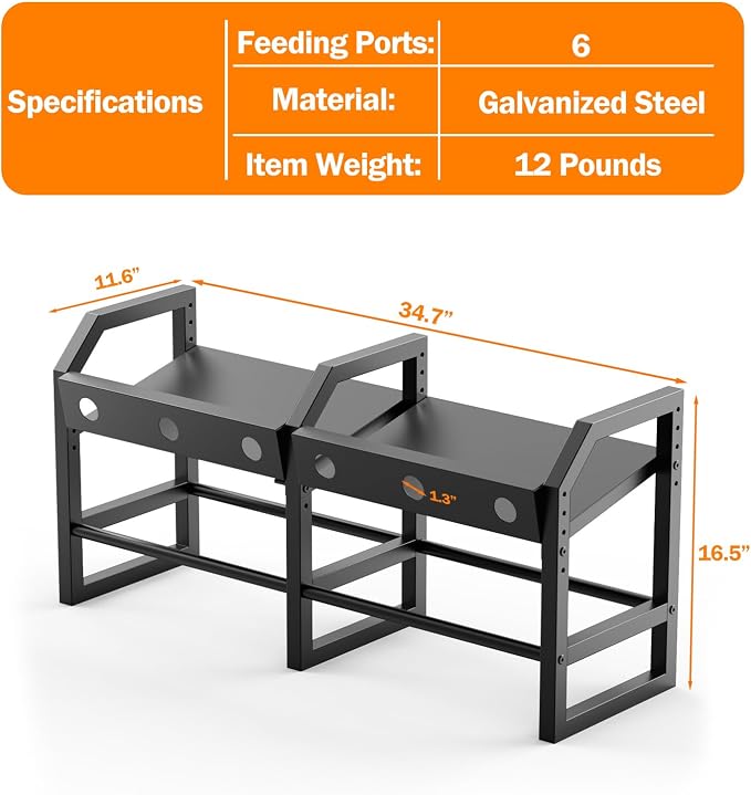 Portable Bottle Rack, Calf Bottle Holder, Free Standing Bottle Feeder Rack - Image 7