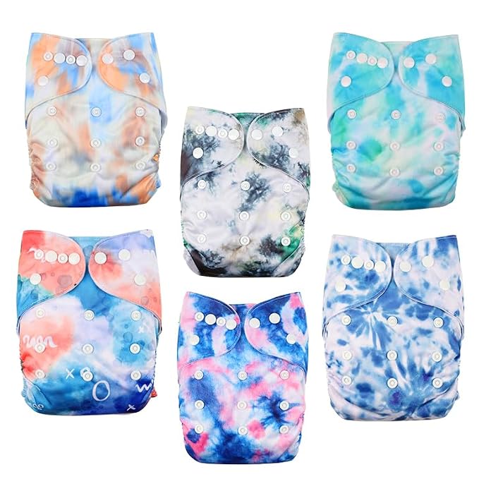 wegreeco Cloth Diapers 6 Pack - Image 2