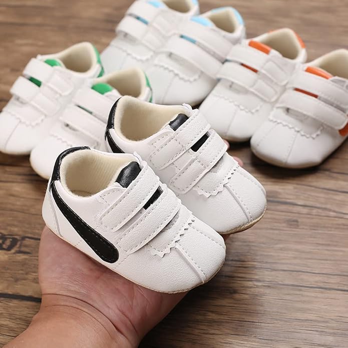 Clowora Baby Boys Girls Shoes Non-Slip Rubber Sole Sneakers Infant First - Image 5