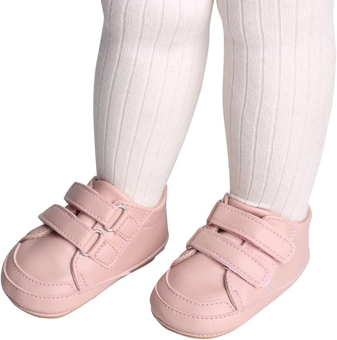 LONSOEN Baby Girls Boys Loafers Prewalker Dress Crib Shoes - Image 7