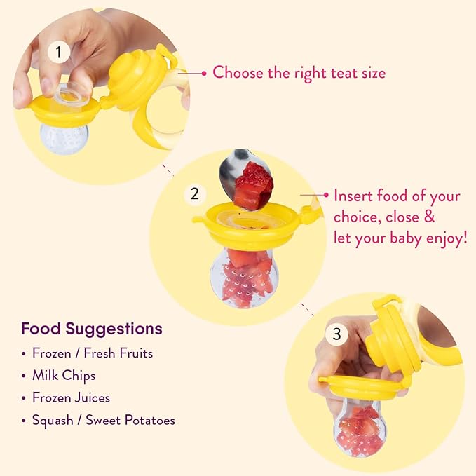 NatureBond Baby Food Feeder/Fruit Feeder Pacifier Nibbler - Image 5