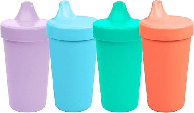 Re-Play Sippy Cups for Toddlers - 10 Oz. Reusable Spill Proof Cups for Kids by Re-Play
