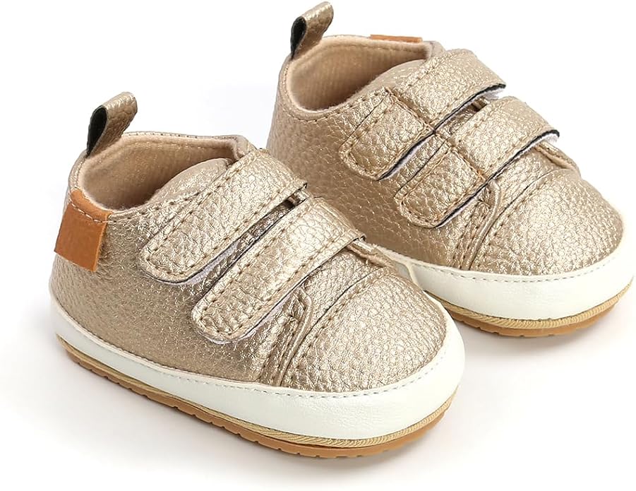 Clowora Baby Boys Girls Shoes Non-Slip Rubber Sole Sneakers Infant First - Image 4