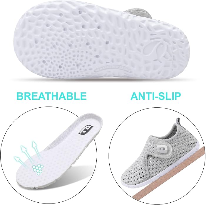JOINFREE Baby Toddler Water Shoes Boys Girls Sandals Barefoot Kids Breathable - Image 4