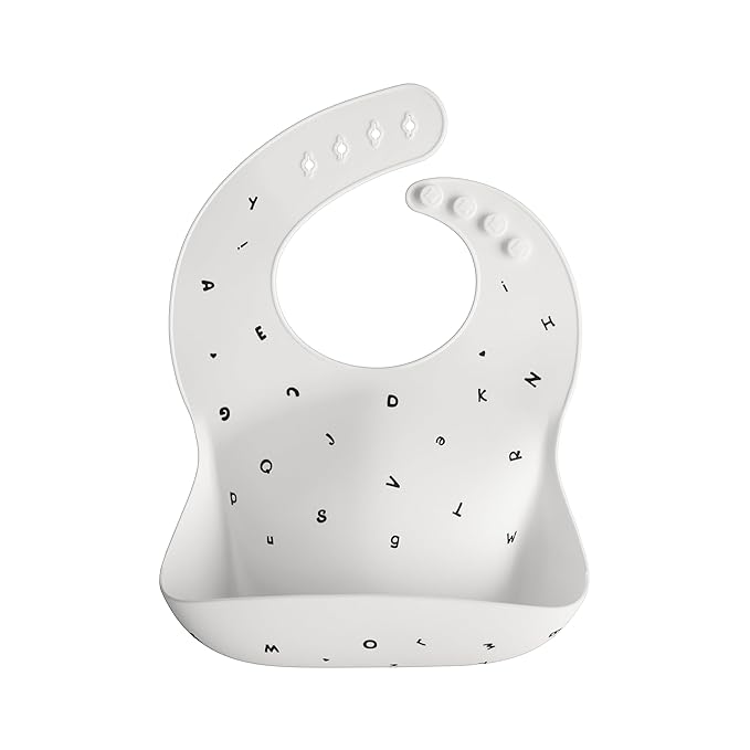 mushie Silicone Baby Bib | Adjustable Fit Waterproof Bibs by mushie