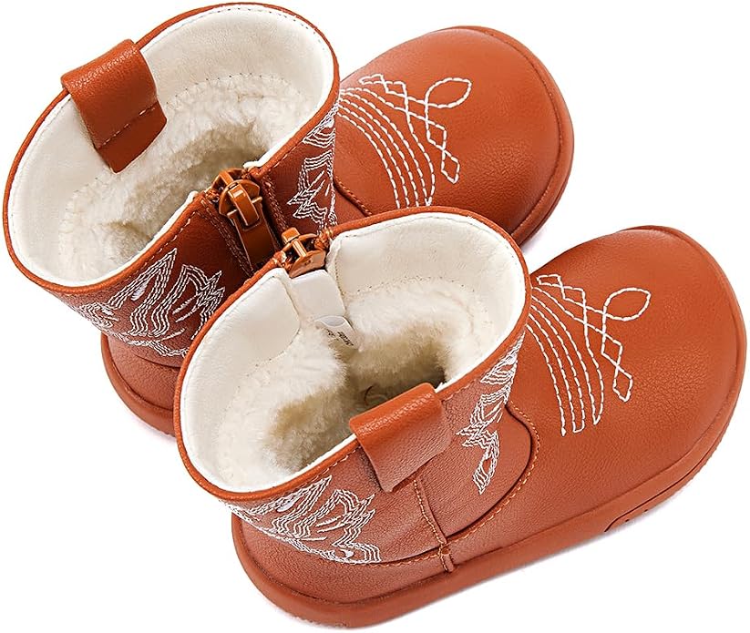 BMCiTYBM Baby Boys Girls Boots Infant Shoes First Walking Booties - Image 5