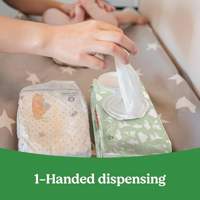Huggies Natural Care Sensitive Baby Wipes, Hypoallergenic, 6 Flip-Top Packs - Image 7