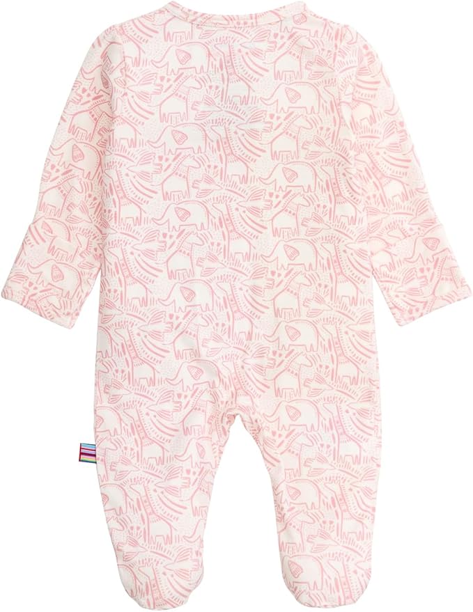 Magnetic Me Girls Modal Magnetic Baby Footie Pajamas | Silky Soft Modal Fabric - Image 2