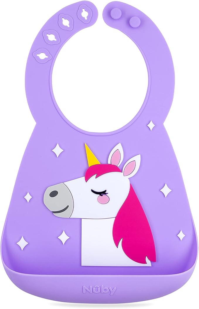 Nuby On The Go Silicone 3D Bib by NubyUSA