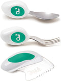 doddl Toddler Utensils, Ergonomic Fork Spoon and Knife Set by doddl