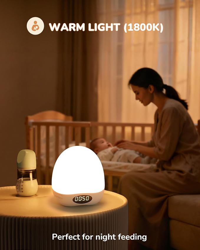 Portable Night Light for Kids Babies, Egg Light for Nursery for Breastfeeding - Image 2