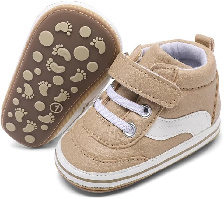 Clowora Baby Boys Girls Shoes Non-Slip Rubber Sole Sneakers Infant First - Image 6