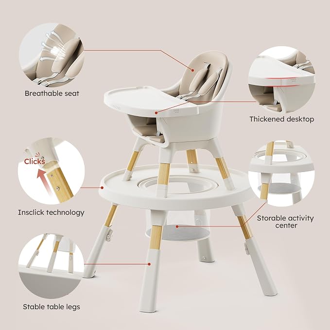 MAMAZING 8-in-1 High Chair, Infant and Toddler High Chair - Image 6