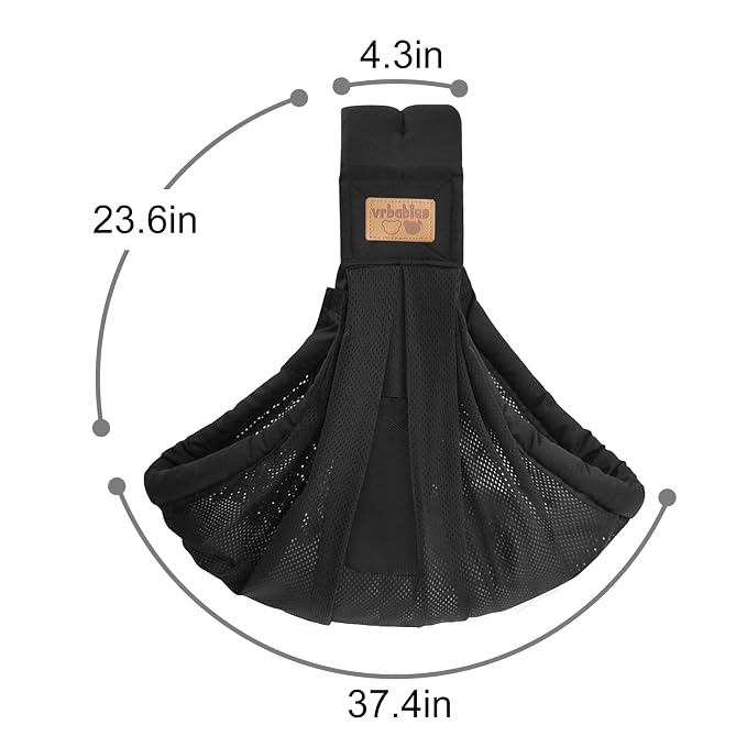 Baby Sling Carrier Newborn, Adjustable Easy Wearing Baby Nursing Warp Sling - Image 9