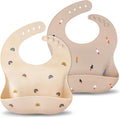 Accmor Silicone Baby Bibs, Waterproof Soft Bibs by Accmor