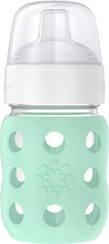 Lifefactory 8-Ounce Wide Neck Glass Baby Bottle by Lifefactory
