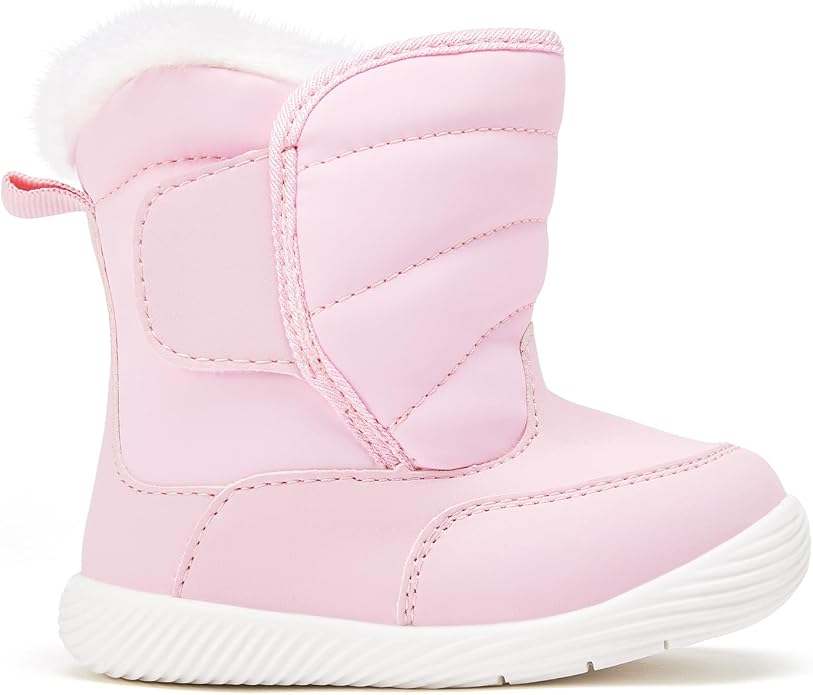 BMCiTYBM Baby Boy Girl Snow Boots Waterproof Winter Warm Booties Nonslip - Image 3