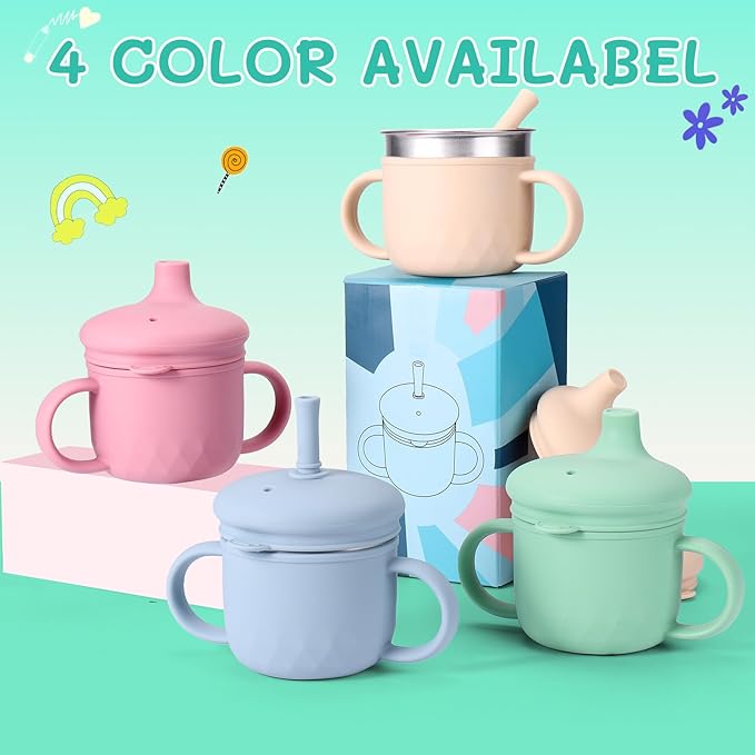 BUSOHA Stainless Steel Sippy Cups - Image 8