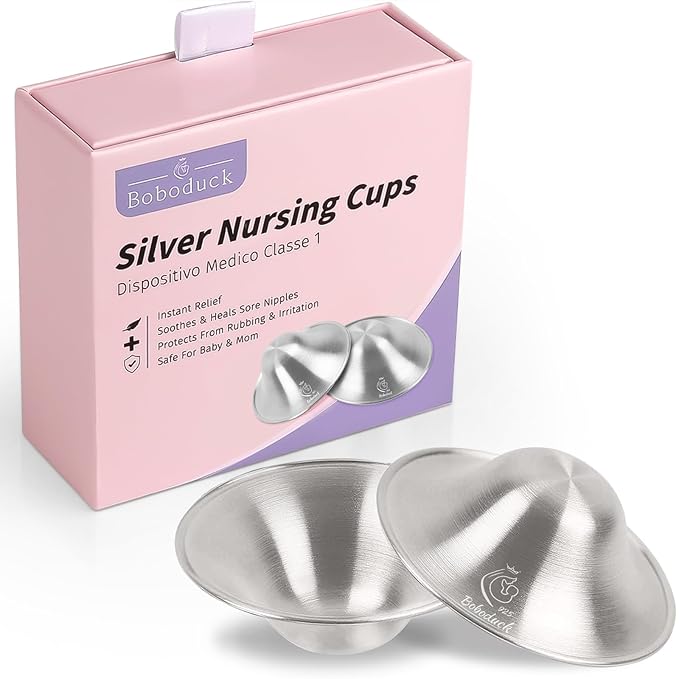 Boboduck The Original Silver Nursing Cups by Boboduck