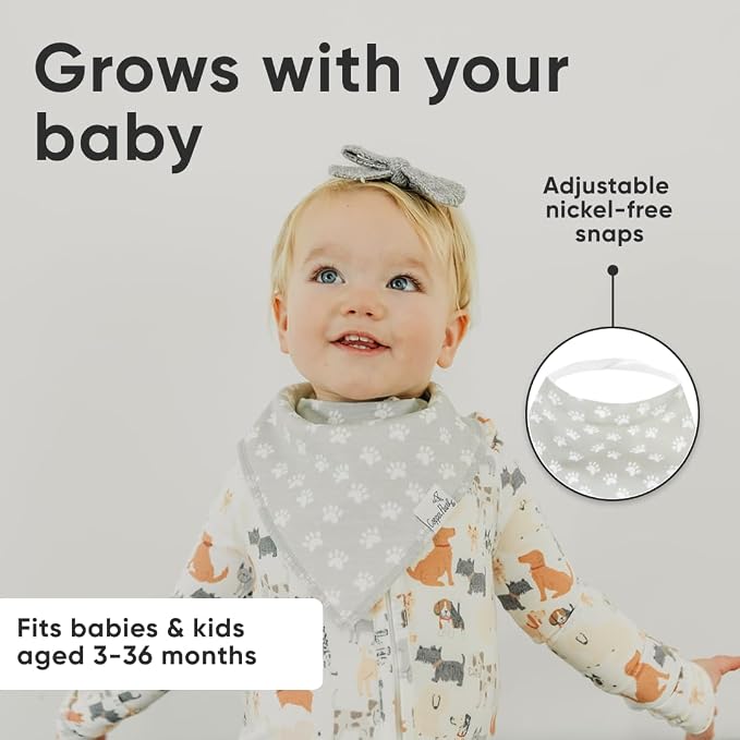 Copper Pearl 4 Pack Soft Cotton Baby Bibs - Image 5