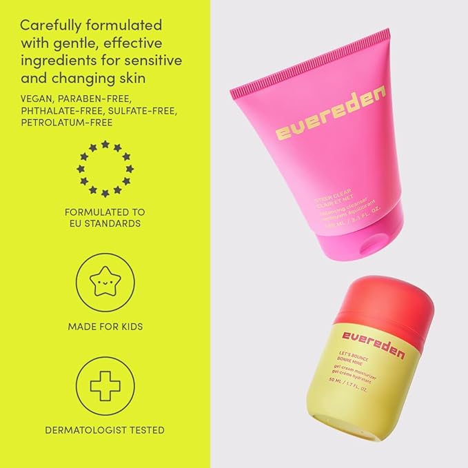 Evereden Let's Bounce Gel-Cream Preppy Skincare Moisturizer: Light, Non-Greasy - Image 5