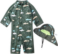 Toddler Baby Boys Swimsuit Rashguard One Piece Zipper Bathing Suit by Unknown