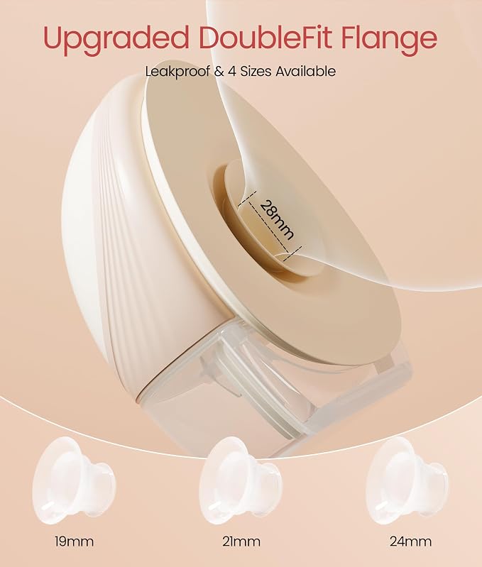 NCVI Heated Breast Pump Hands Free 8161, Wearable 360° Surround Heating - Image 7