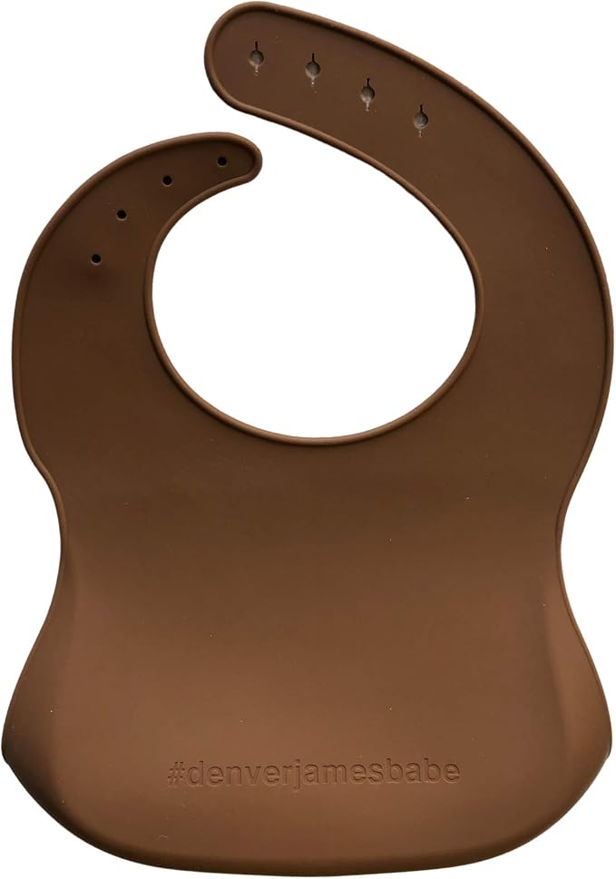 Denver James Silicone Feeding Bibs | Dishwasher Safe. Waterproof. Adjustable. - Image 4