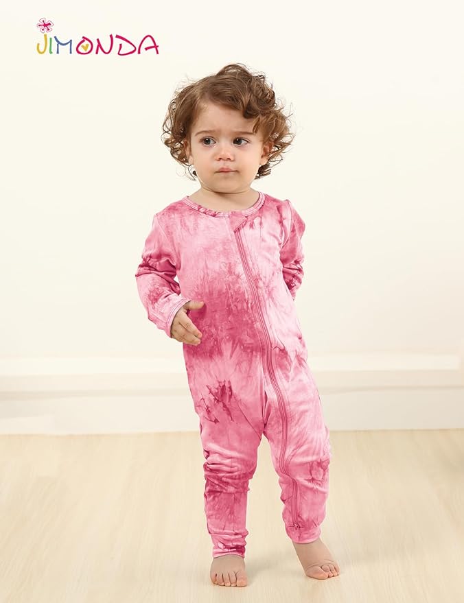 Jimonda Baby Girls Boys Footless Pajamas, Rayon From Bamboo Pjs 2 Way Zipper - Image 7