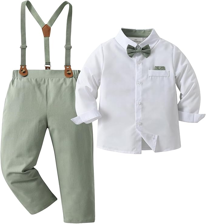 Boarnseorl Baby Boys Pants Sets, Toddler Gentleman Outfits, Infant Long Sleeve by Boarnseorl