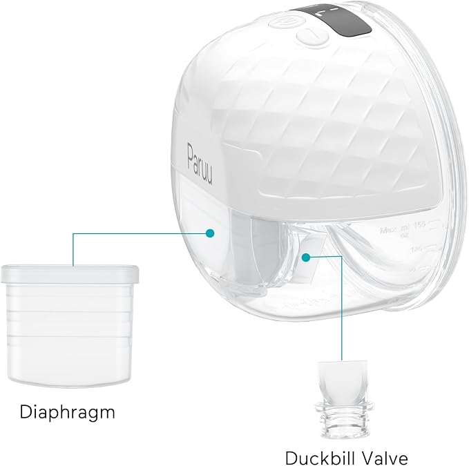 Paruu P10 Duckbill Valves & Silicone Diaphragm, P10 Original Breast Pump Parts - Image 6